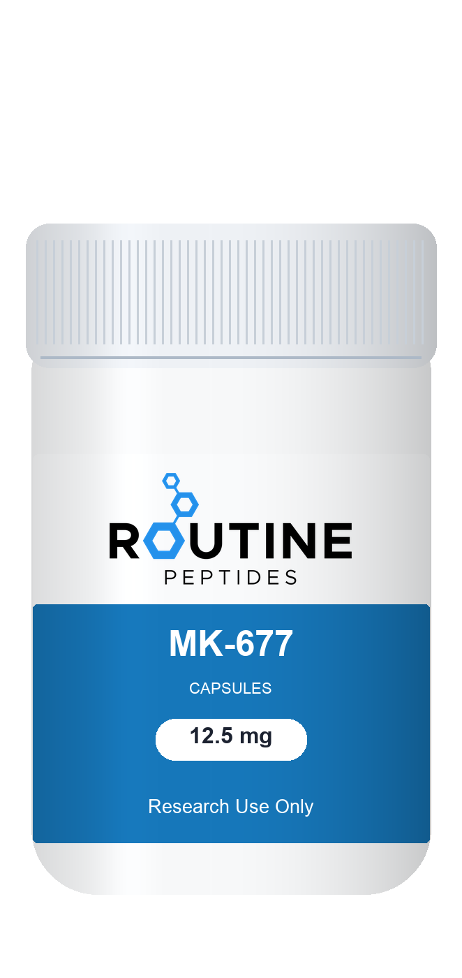 MK-677 12.5mg, capsules in a jar