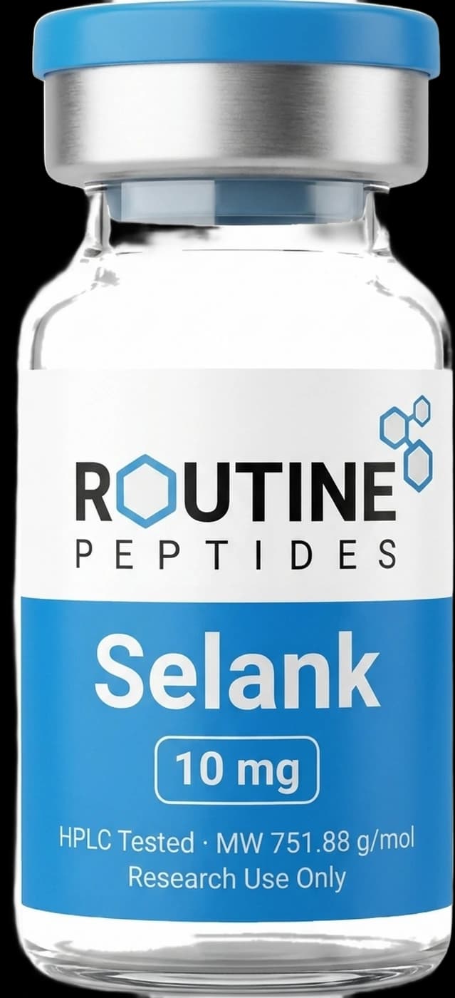 Selank research vial