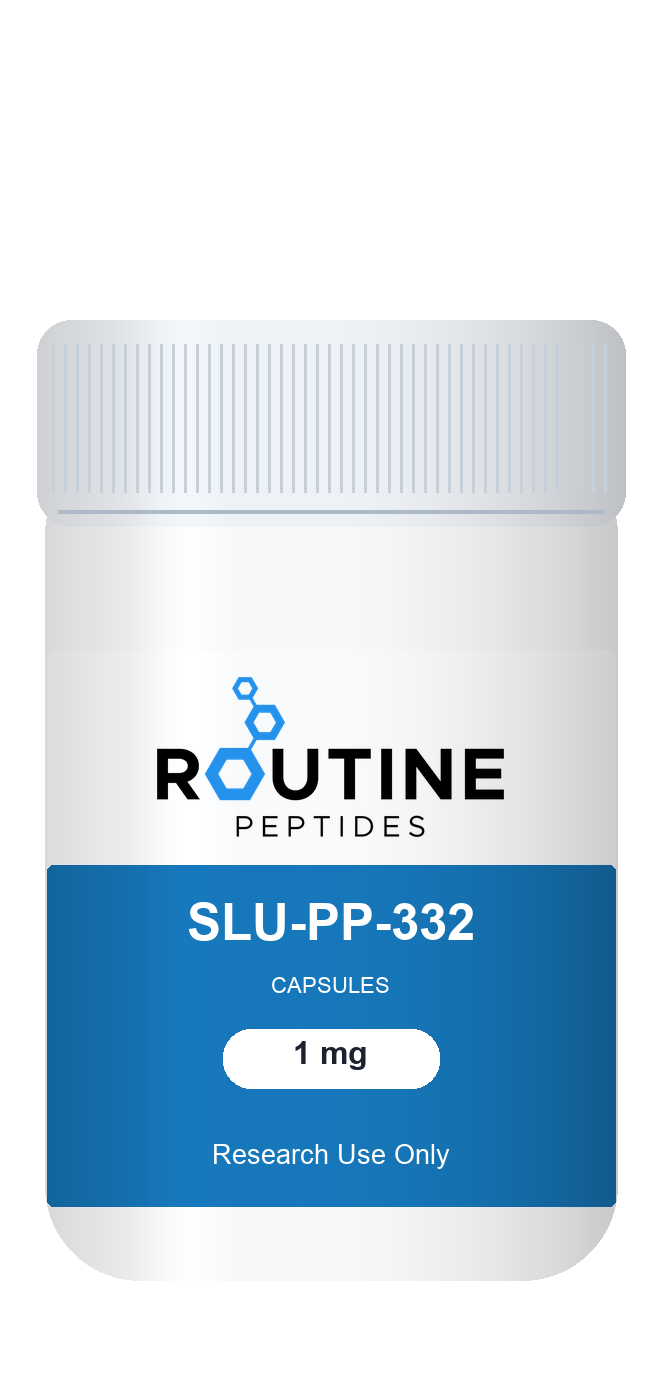 SLU-PP-332 1mg, capsules in a jar