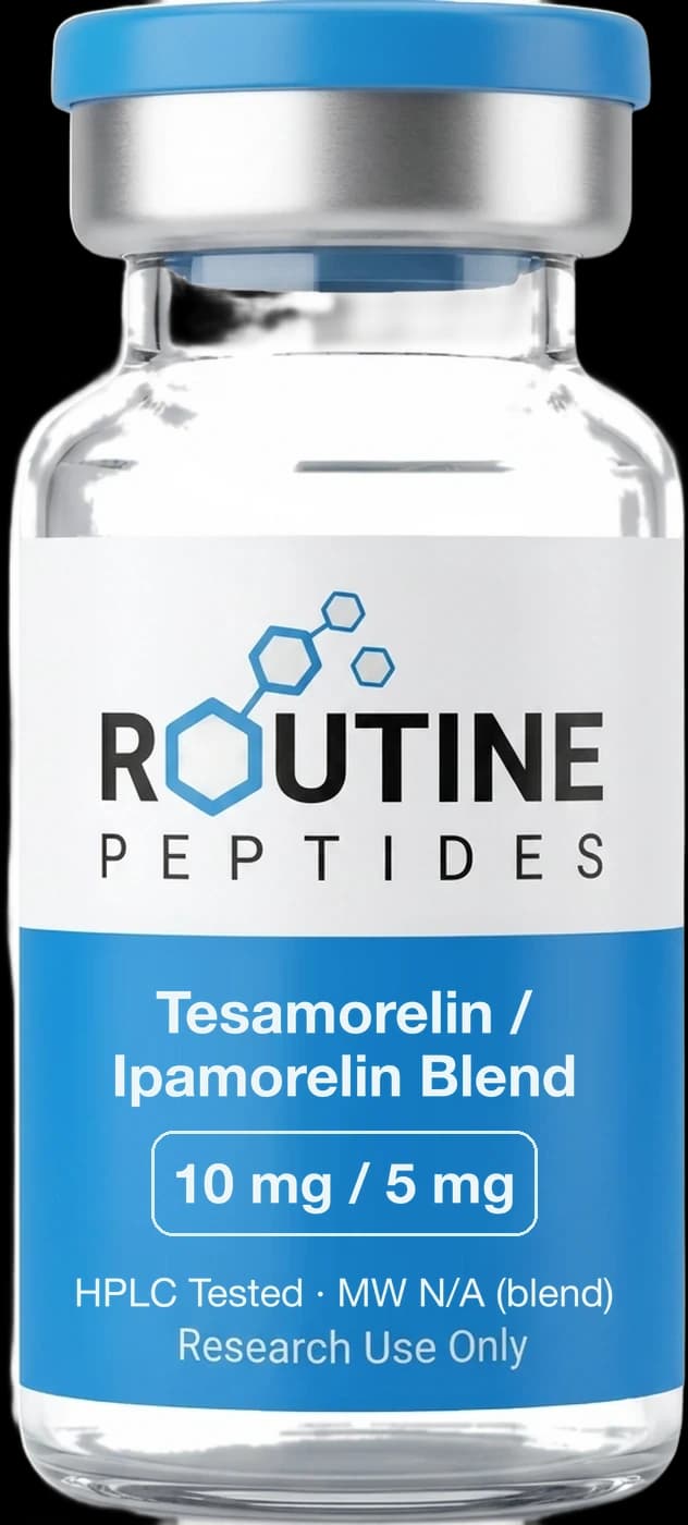 Tesamorelin / Ipamorelin Blend research vial